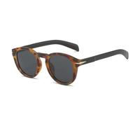 GGYTMQL Retro Round Men Sunglasses Shades UV400 Fashion Blue Green Women Rivets Sun Glasses