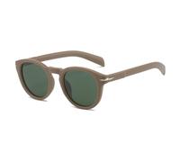 GGYTMQL Retro Round Men Sunglasses Shades UV400 Fashion Blue Green Women Rivets Sun Glasses