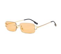 GGYTMQL Rimless Cut Edge Frame Sunglasses Women UV400 Fashion Sun Glasses for Men Frameless Shades Narrow Frame Eyewear