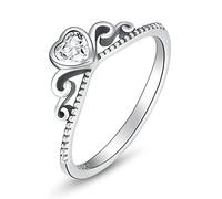 GGYTMQL Ring Love Heart Zircon Stone Finger Ring For Women Fine Jewelry