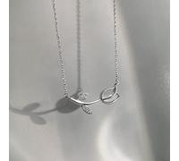 GGYTMQL Rose Flower Necklaces for Women 925 Tulips Sparkling Pendant Valentine's Day s