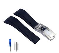 GGYTMQL Rubber Watch Strap for Tudor Wristband Black Blue Green Waterproof Silicon Watches Band Bracelet 20mm 21mm