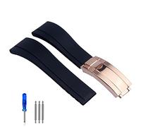 GGYTMQL Rubber Watch Strap for Tudor Wristband Black Blue Green Waterproof Silicon Watches Band Bracelet 20mm 21mm