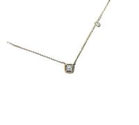 GGYTMQL s plating green square pendant necklace for women wedding jewelry gifts Made in China
