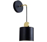 GGYTMQL Scandinavian bedrooms Wall Lights Fixture. Bedside Ideas Design Wall Sconce. Hallway Decor e27 Colored Metal Wall Mount Light. for Vanity Kitchen Island Foyer Wall lamp