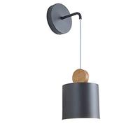 GGYTMQL Scandinavian bedrooms Wall Lights Fixture. Bedside Ideas Design Wall Sconce. Hallway Decor e27 Colored Metal Wall Mount Light. for Vanity Kitchen Island Foyer Wall lamp