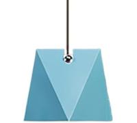 GGYTMQL Scandinavian Dining Room Chandelier Iron Pendant Light Industrial Hanging Ceiling Lamp Corridor Decorative Lighting(Blue)