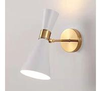 GGYTMQL Scandinavian Light Luxury Wall Lamps That Back Wall Creative Personality Wall Sconce. Dining Room e27 Metal Minimalist Wall Mount Light for Hallway, Bedroom, Bedside Wall Lighting