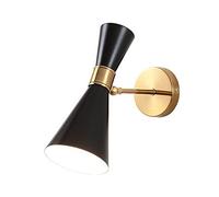 GGYTMQL Scandinavian Light Luxury Wall Lamps That Back Wall Creative Personality Wall Sconce. Dining Room e27 Metal Minimalist Wall Mount Light for Hallway, Bedroom, Bedside Wall Lighting