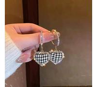 GGYTMQL Shiny Zircon Pentagram Earrings Jewelry Gifts