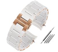 GGYTMQL Silicone Rubber Watchband For AR5890 AR5889 AR5858 AR5920 AR5868 AR8023 Man 23mm Woman 20mm Steel In Rubber Watch Band Bracelet