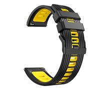 GGYTMQL Silicone Strap Bands for Pro 3/3 GPS LTE Smart Watchband 22MM Bracelet Wrist Straps, Comfortable, Adjustable Length, Modern Design, Black, 22mm, 1 Count, Unisex