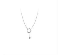 GGYTMQL small round beads necklace shiny round pendant ladies adjustable clavicle chain necklace jewel