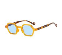 GGYTMQL Small Square Sunglasses Woman Vintage Retro Punk Sun Glasses Frame Female Fashion Luxury Polygon Eyewear