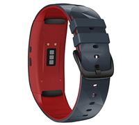 GGYTMQL Smart Watch Straps for Gear Fit 2 Pro Strap Silicone Fitness Watch Wrist Band Gear Fit2 Pro Sm-R360 Adjustable Watch Band/Silver Yellow