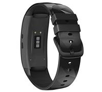 GGYTMQL Smart Watch Straps for Gear Fit 2 Pro Strap Silicone Fitness Watch Wrist Band Gear Fit2 Pro Sm-R360 Adjustable Watch Band/Silver Yellow