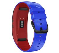 GGYTMQL Smart Watch Straps for Gear Fit 2 Pro Strap Silicone Fitness Watch Wrist Band Gear Fit2 Pro Sm-R360 Adjustable Watch Band/Silver Yellow