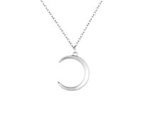 GGYTMQL Smooth Shallow Moon Pendant Short Necklace for Women Jewelry Made in China