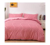 GGYTMQL Soft Duvet Cover Set, Bedding, 87 x 95 inches, Queen Solid Color Scandinavian Bedspread, Duvet Cover Pillowcase,Pillowcase Sheet Set 4 Pieces ui