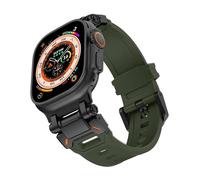 GGYTMQL Soft Rubber Strap For Ultra 2 1 Band 49mm 45mm 44mm 42mm S10 46mm Luxury Rubber Bracelet For IWatch Series 9 8 7 6 SE 5 Accessories Watchbands