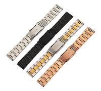 GGYTMQL solid full stainless steel watch band wristwatch women straps men's accessories 16 18 20 22 24 26 28 30mm