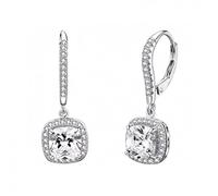 GGYTMQL Square Drop Earring with Clear Women Jewelry Earrings Gift