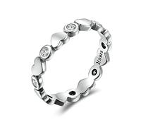 GGYTMQL Stackable Ring Love Finger Rings For Women Wedding Engagement Jewelry