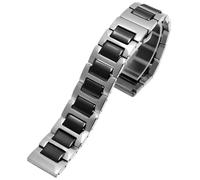 GGYTMQL Stainless Steel Ceramic Watch Band Watch Strap Women Men Fashion Quick Release Bracelet