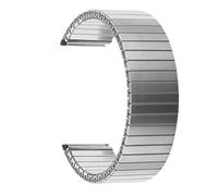 GGYTMQL Stainless Steel Elastic Stretch Strap Metal Expansion Watch Band Wristband Bracelet With Tool