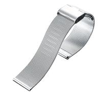 GGYTMQL Stainless Steel Mesh Watch Unisex Quick-release Mesh Watch Strap