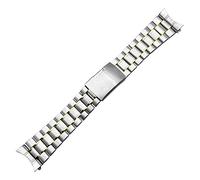 GGYTMQL stainless steel watch band 16mm 18mm 20mm 22mm 24mm strap wristband curved end watch strap folding buckle replacement wrist belt bracelet