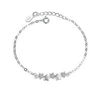GGYTMQL Star Bracelet Woman Rhinestone Sterling 925 Bracelets For Women