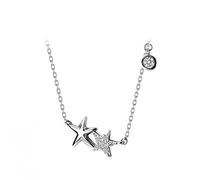 GGYTMQL starfish metal choker necklace pendant for women clear fine jewelry Made in China