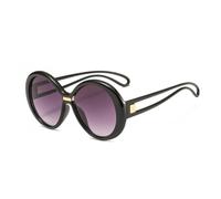 GGYTMQL Sunglasses Ladies Oversized Round Frame Retro Oval Lens Men's Glasses UV400 Driving Eyewear