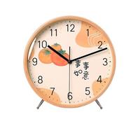GGYTMQL Table Clock Table Desk Clock Silent Non-ticking Desk Clocks, Simple Living Room Desktop Clock for Living Room Bedrooms Office Kitchen Indoor Decoration Desk Clock