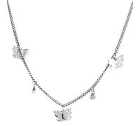 GGYTMQL tassel crystal butterfly round bead charm pendant necklace for women wedding jewelry choker collar