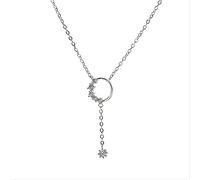 GGYTMQL tassel round charm pendant choker necklace wedding jewelry for women