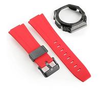 GGYTMQL Third generation rubber strap carved stainless steel watch cover for GA2100 retrofit and upgrade DIY watch strap