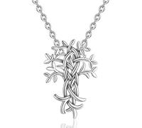 GGYTMQL Tree Of Life Pendant Necklace For Men Women Irish Knot Fine Jewelry