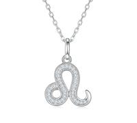 GGYTMQL twelve constellation pendants d color vvs1 moissanite zodiac necklace for women 925 sterling silver jewelry