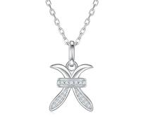 GGYTMQL twelve constellation pendants d color vvs1 moissanite zodiac necklace for women 925 sterling silver jewelry