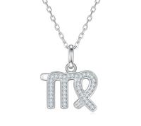 GGYTMQL twelve constellation pendants d color vvs1 moissanite zodiac necklace for women 925 sterling silver jewelry