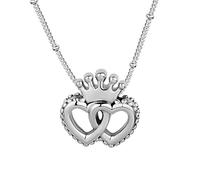 GGYTMQL United Royal Hearts Necklaces For Women Beaded Chain Choker Necklaces Female Jewelry Love Pendant Necklaces