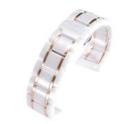 GGYTMQL Universal Ceramic Straps For men And Women 14/15/16/17/18/19/20/21/22/23/24mm