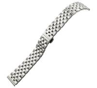 GGYTMQL Universal Metal Watch Strap Smartwatch Replacement Band Curved End Stainless Steel Watch Strap