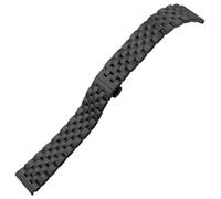 GGYTMQL Universal Metal Watch Strap Smartwatch Replacement Band Curved End Stainless Steel Watch Strap