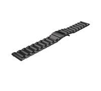 GGYTMQL Universal Metal Watch Strap Smartwatch Replacement Band Curved End Stainless Steel Watch Strap