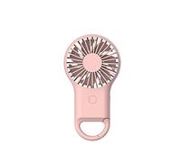 GGYTMQL USB Mini Wind Power Handheld Fan Colorful Light Fan Portable Children Office Cute Small Cooling Personal Fan For Travel Home Office fan (Color : Green)