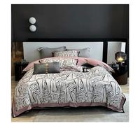 GGYTMQL V-intage Rustic Brushed Duvet Cover, Floral 4 Piece Bedding Set, 1200TC Cotton Duvet Cover Set, Flat Sheet Pillowcase,Bedding Duvet Cover Set ui