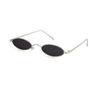 GGYTMQL Vintage Retro Small Oval Sunglasses Women Man Slim Tint Clear Lens Sun Glasses Red Shades